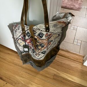 Myra Bag Multicolor Patterned Tote